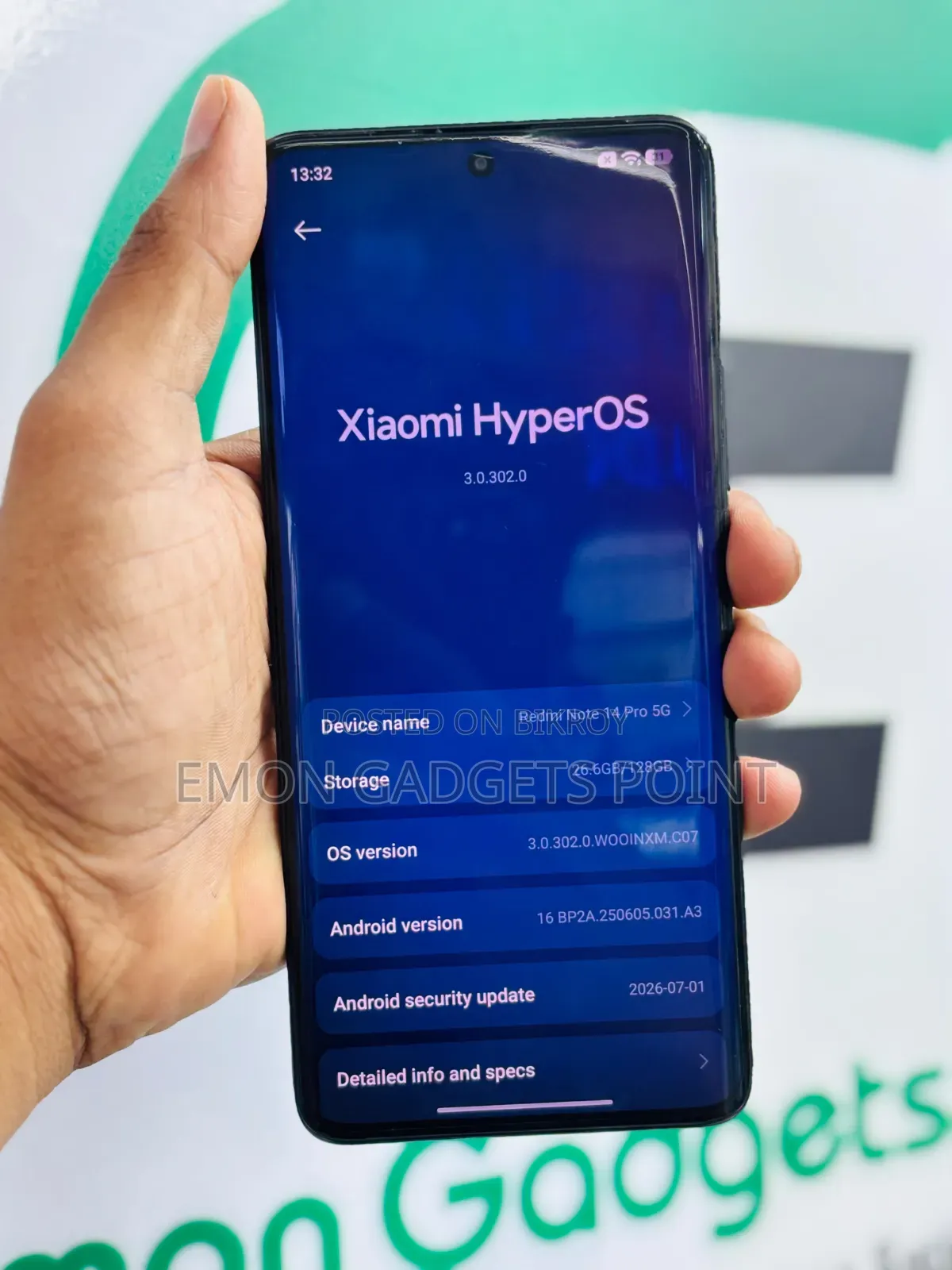 Xiaomi Redmi Note 14 Pro 256 GB Blue