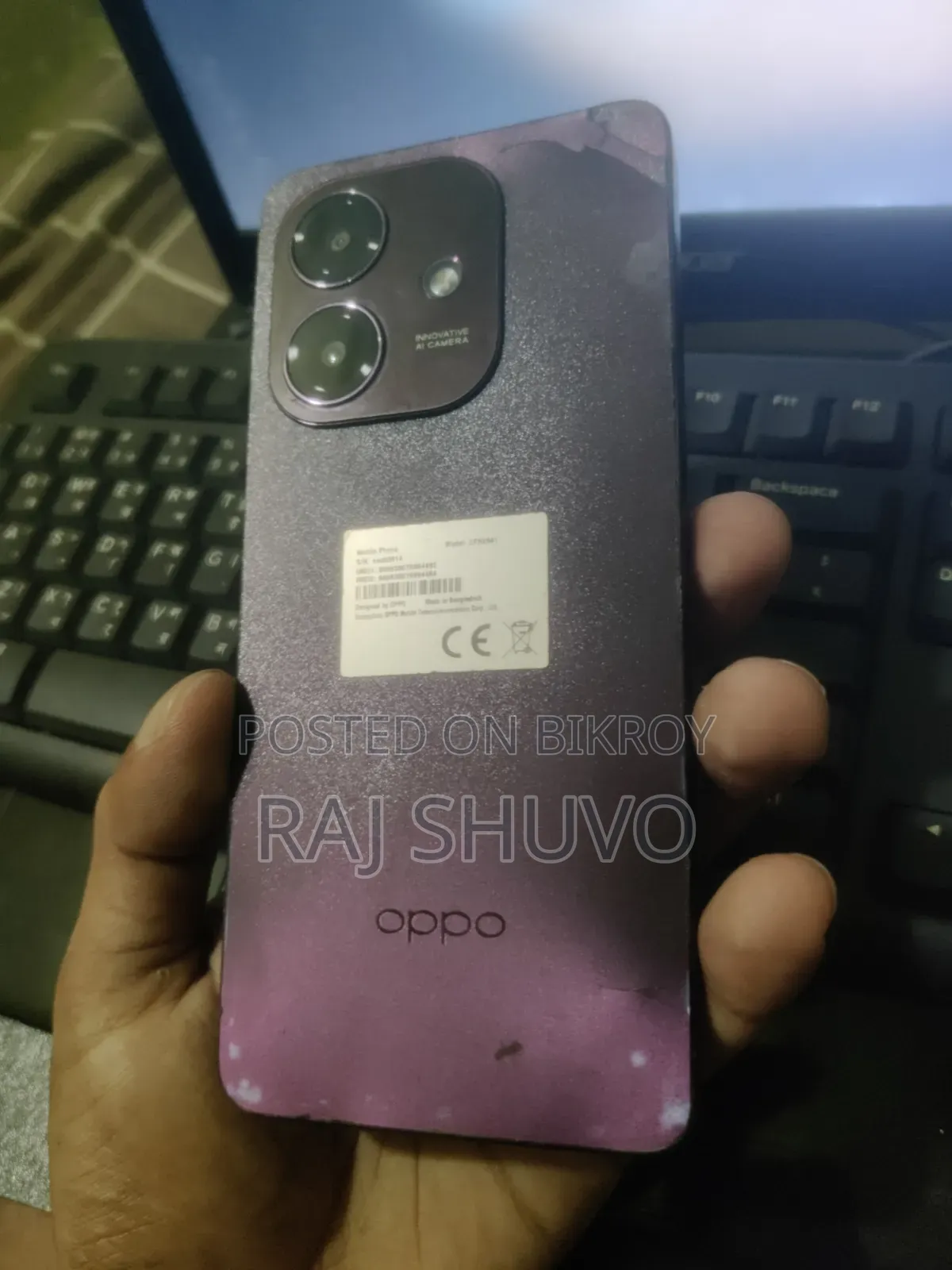 অপ্পো এ৩এক্স ১২৮ জিবি রোজ গোল্ড
