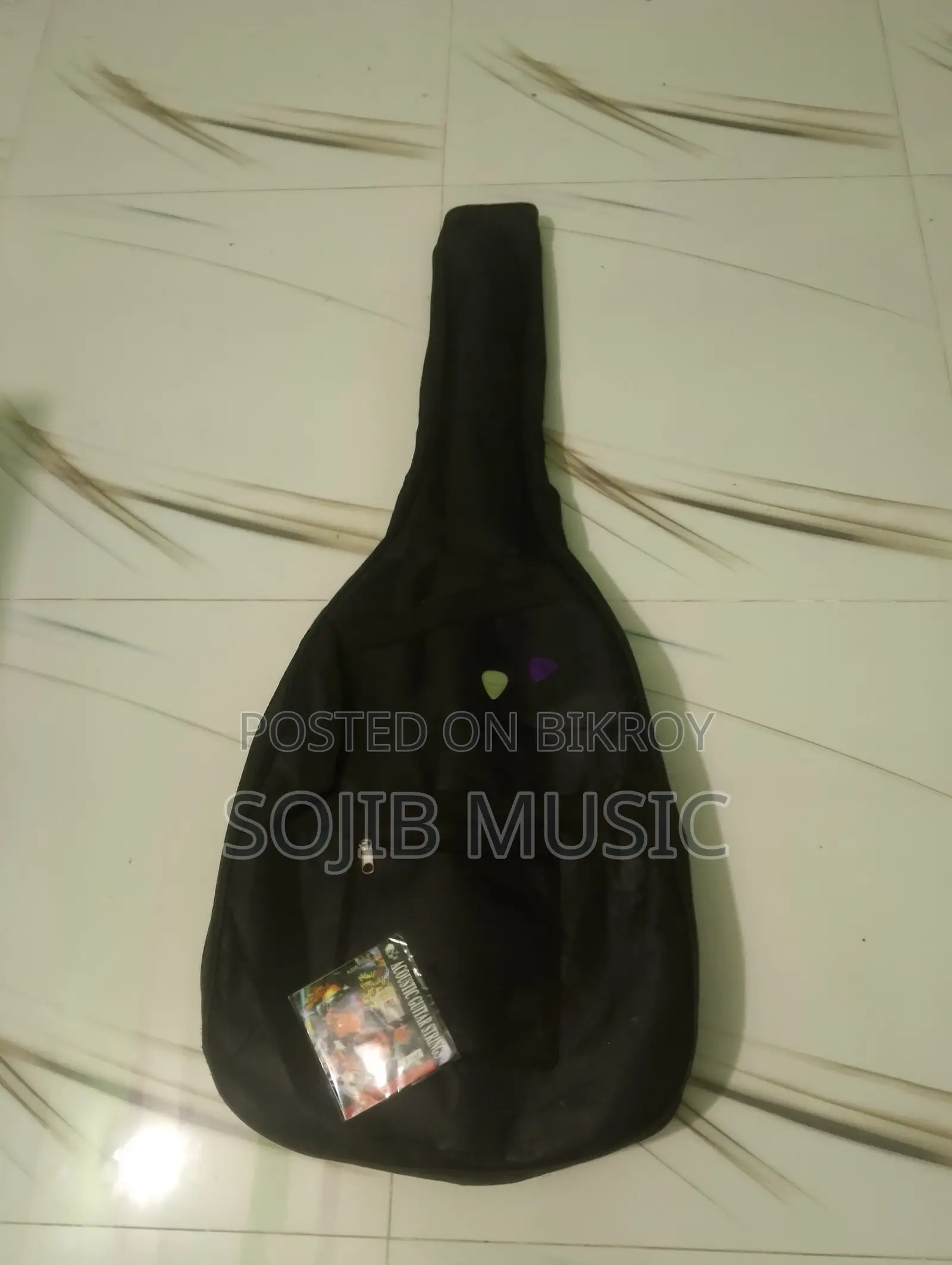 Premium Black Acoustic Guitar for Sale | Good Sound | Rajbari