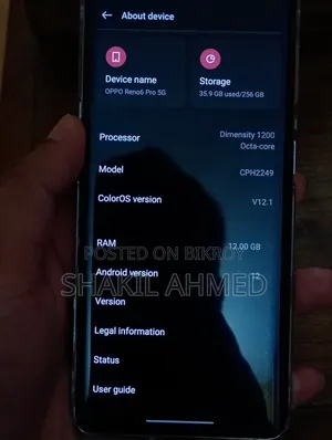 Oppo Reno 256 GB Silver