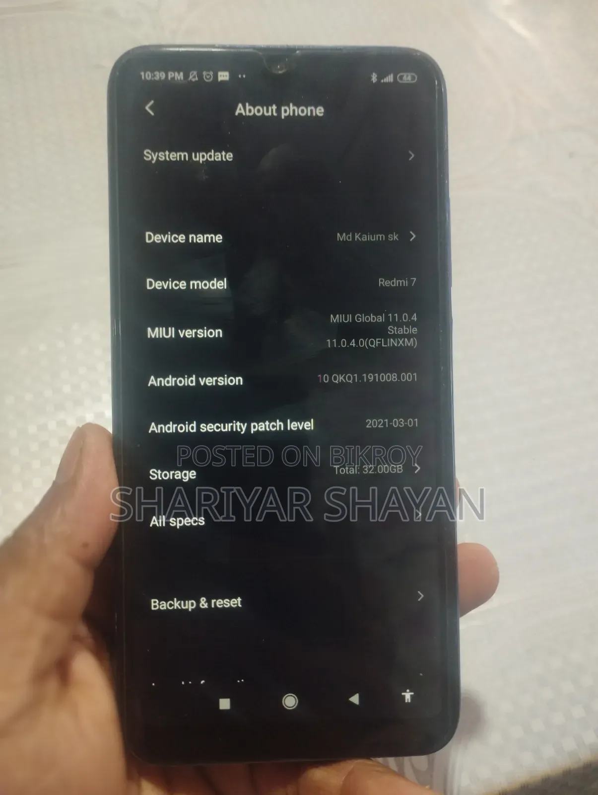 Xiaomi Redmi 7 64 GB Blue