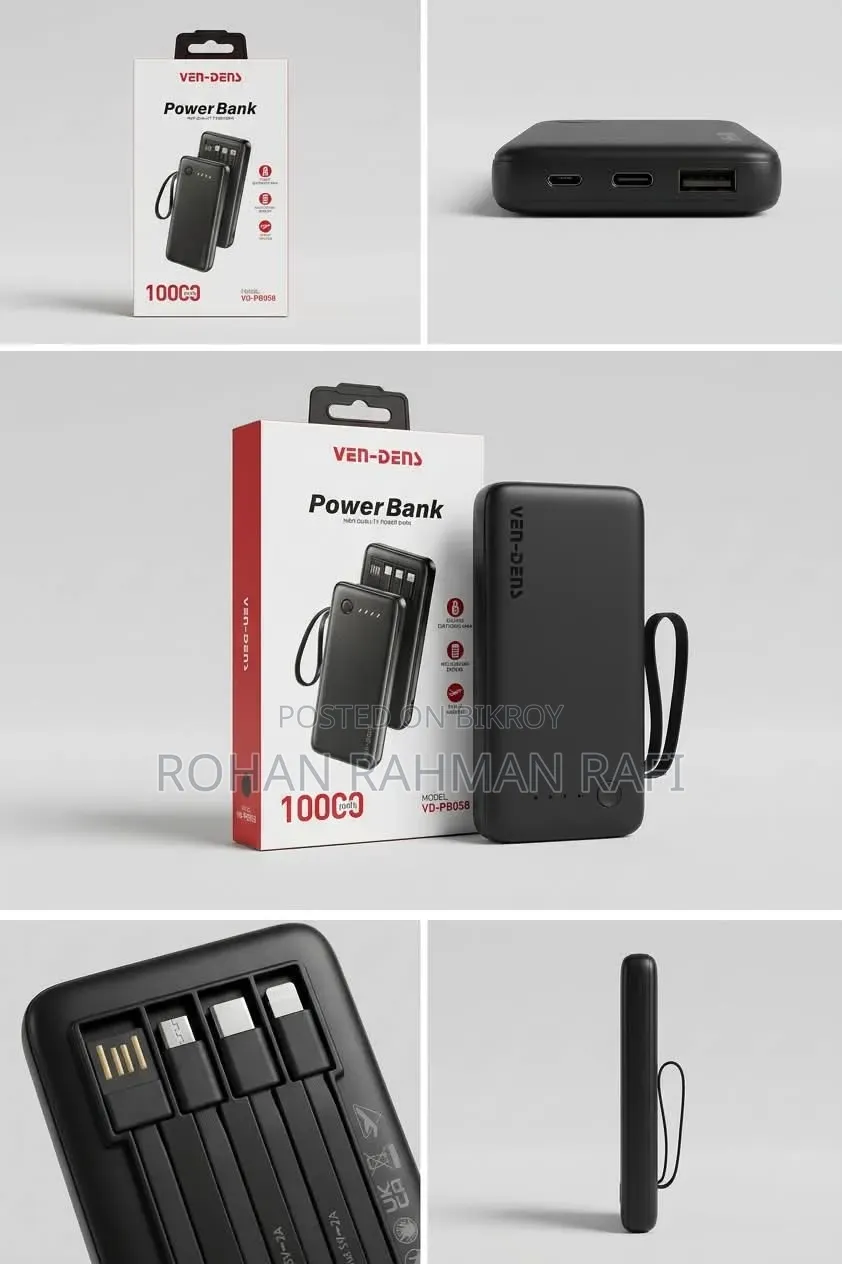 VEN-DENS 10000mAh Power Bank