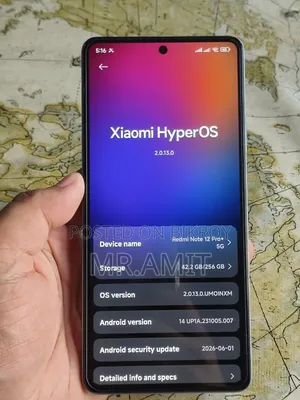 শাওমি রেডমি নোট ১২ প্রো+ ৫জি ২৫৬ জিবি ব্লু