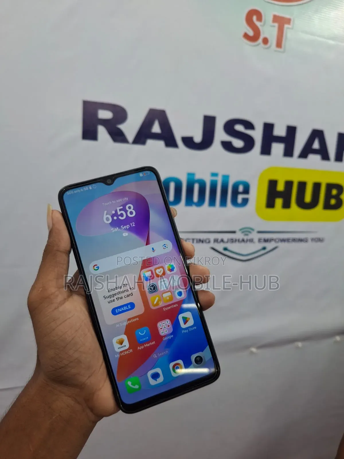 New Honor X6a 128 GB Black