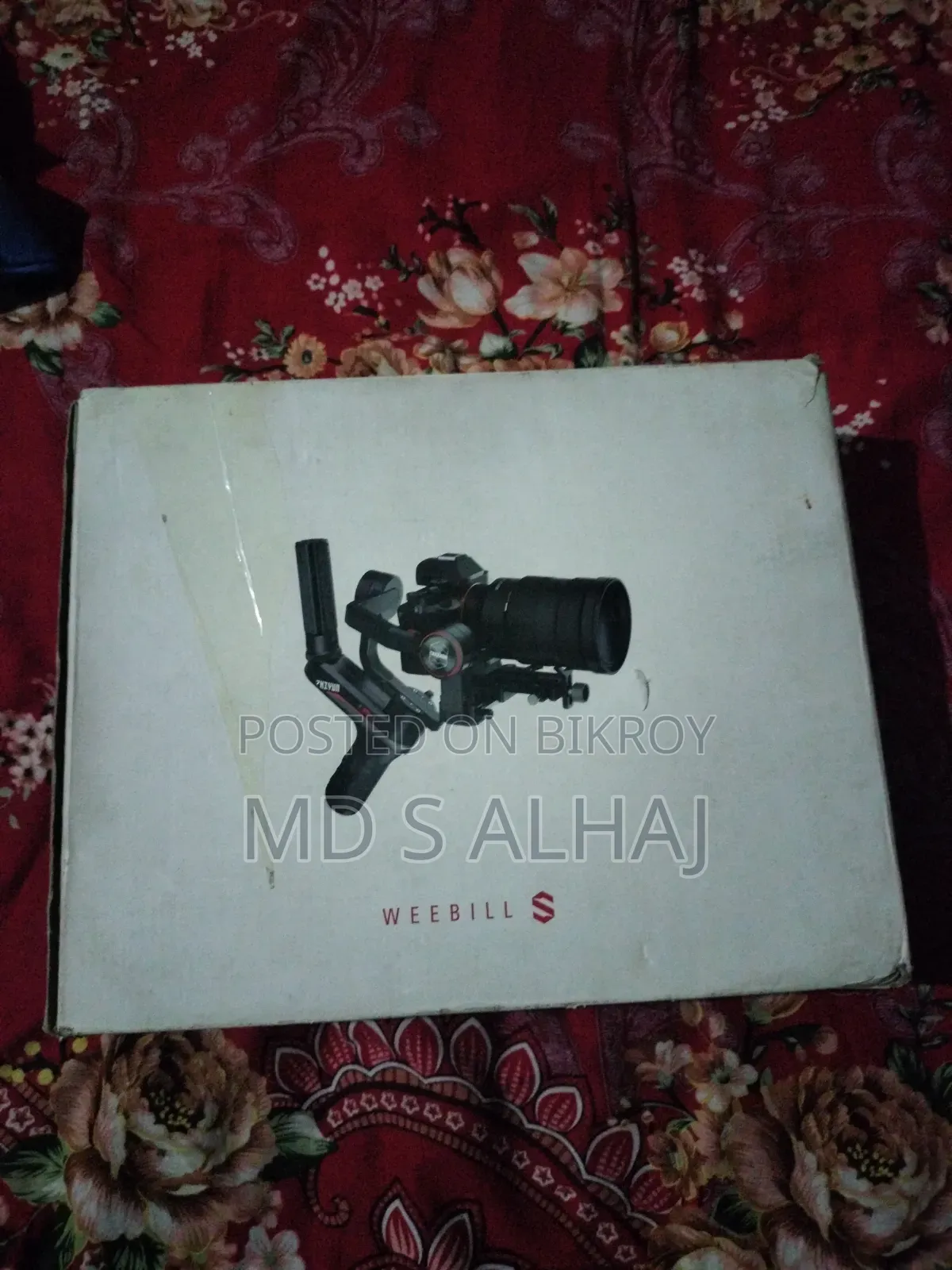 This gimbal will be sold, it is completely fresh and comes with the box