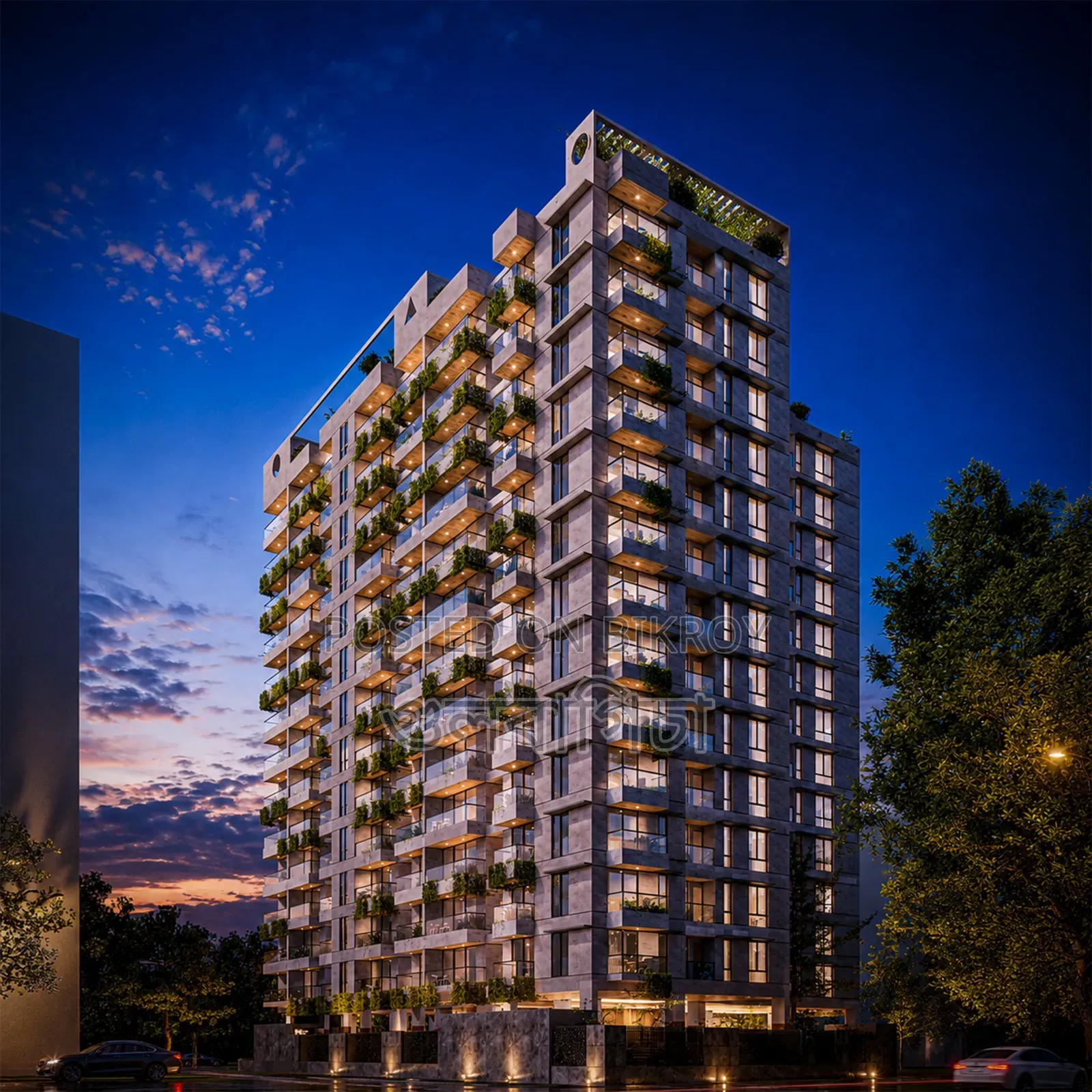 3 Bedroom Apartment in Green Palace, Malibag for Sale