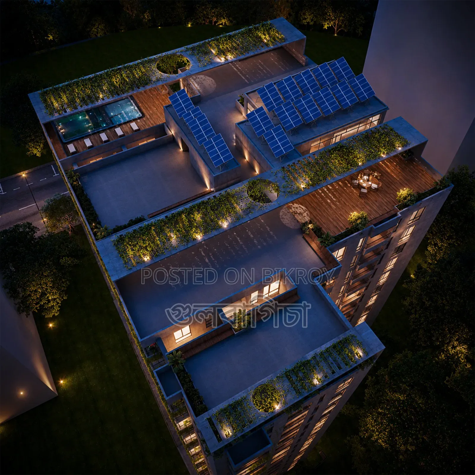 3 Bedroom Apartment in Green Palace, Malibag for Sale