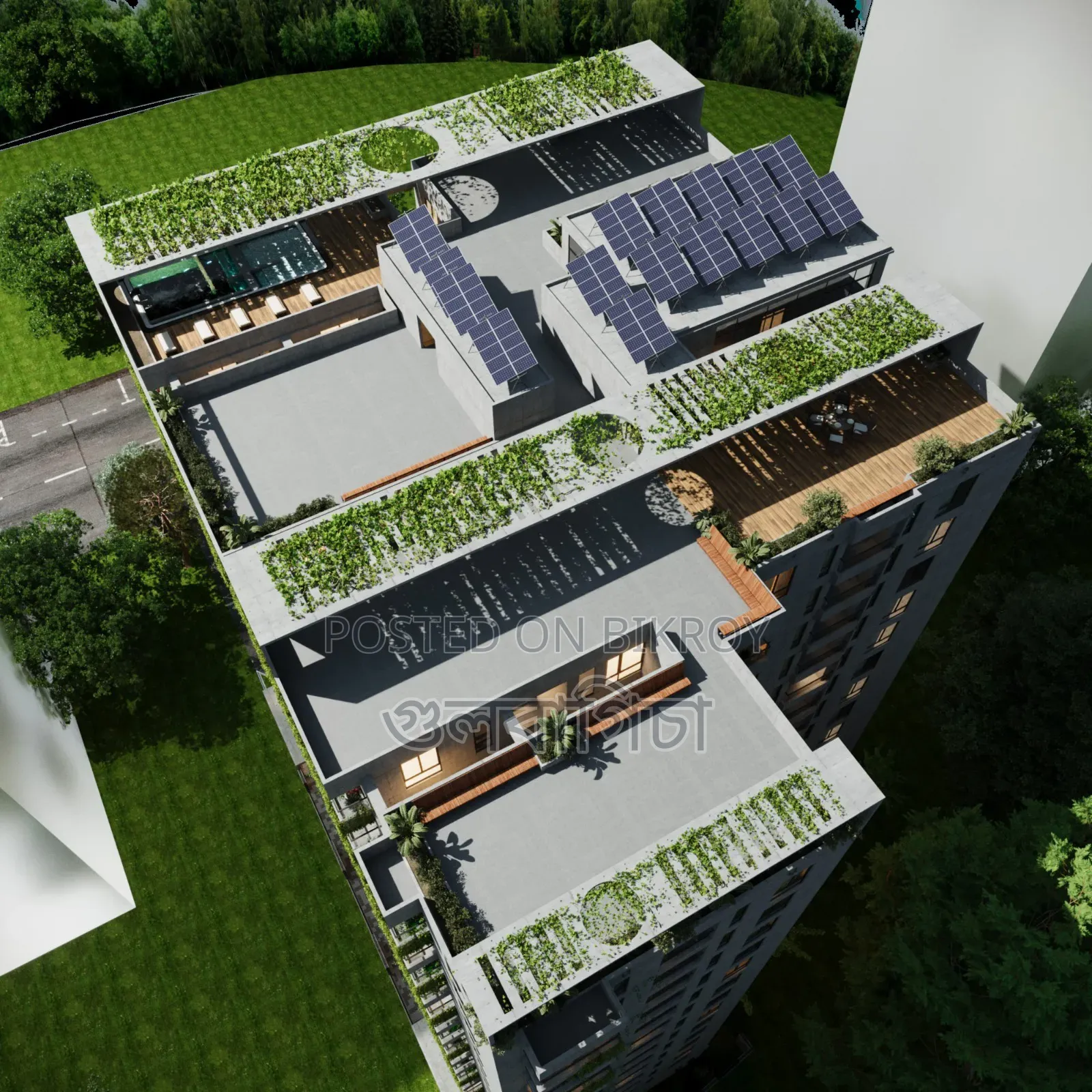 3 Bedroom Apartment in Green Palace, Malibag for Sale