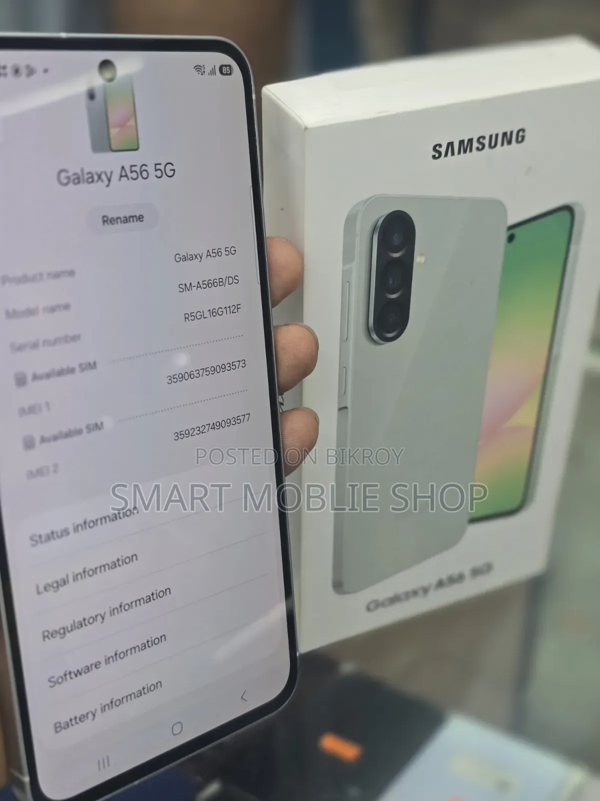 Samsung Galaxy A56 256 GB Gray