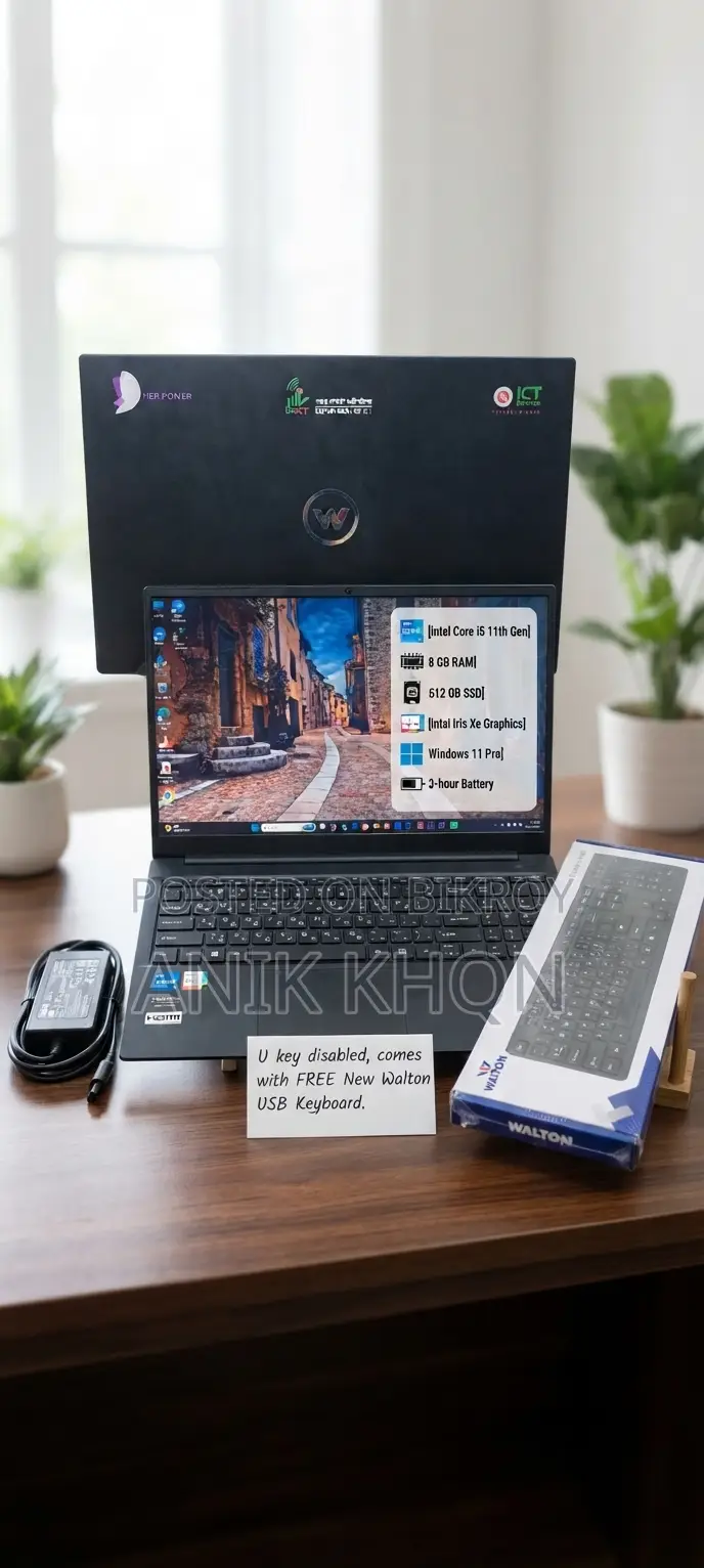 Laptop 3XS 8GB Intel Core i5 SSD 512GB