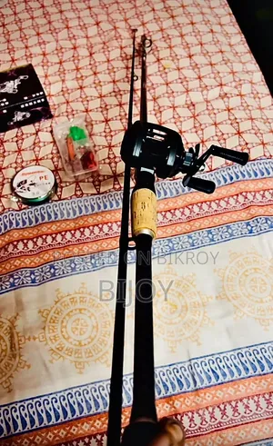 ফিশিং রড রিল বেটকাস্টিং সেটআপ