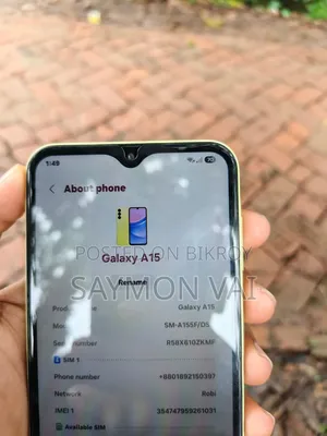 Samsung Galaxy A15 128 GB Yellow