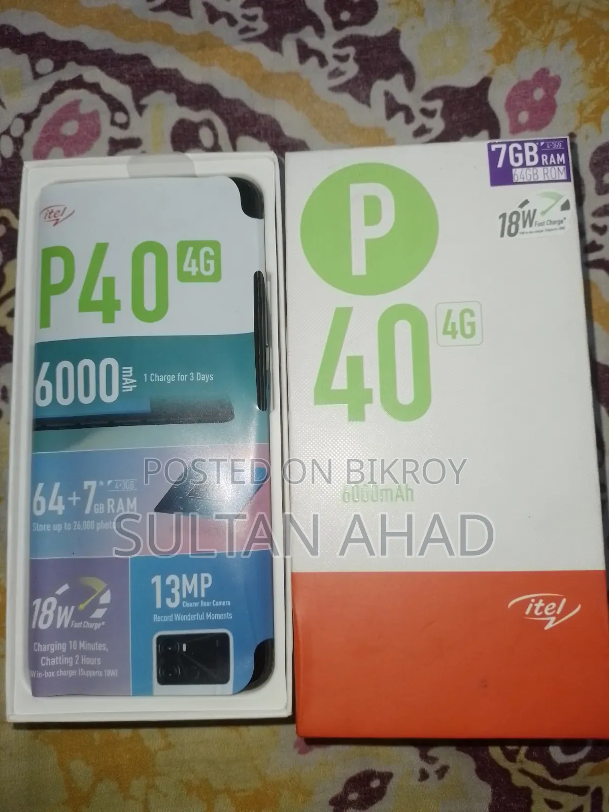 Itel P40 64 GB Black
