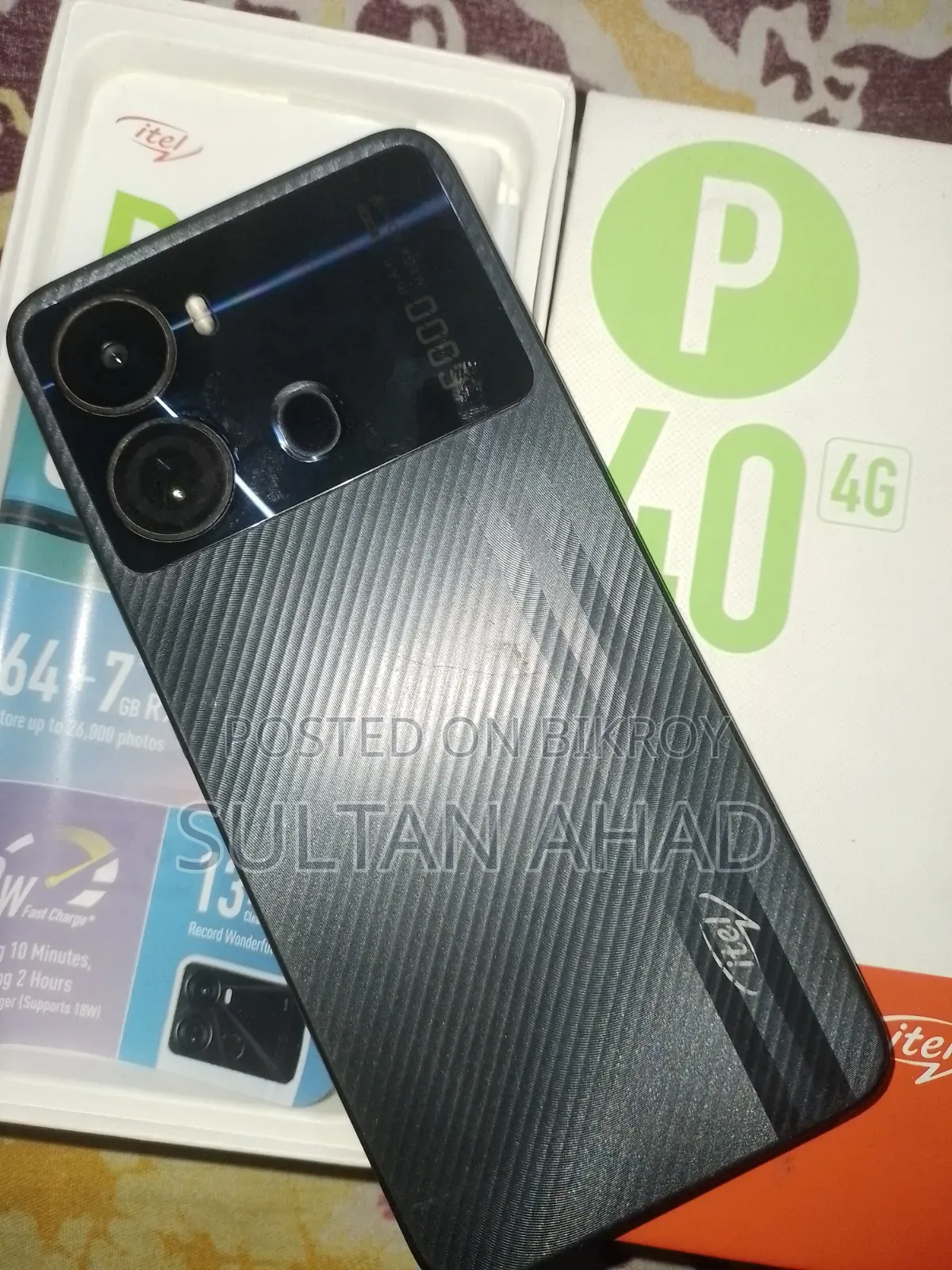 Itel P40 64 GB Black