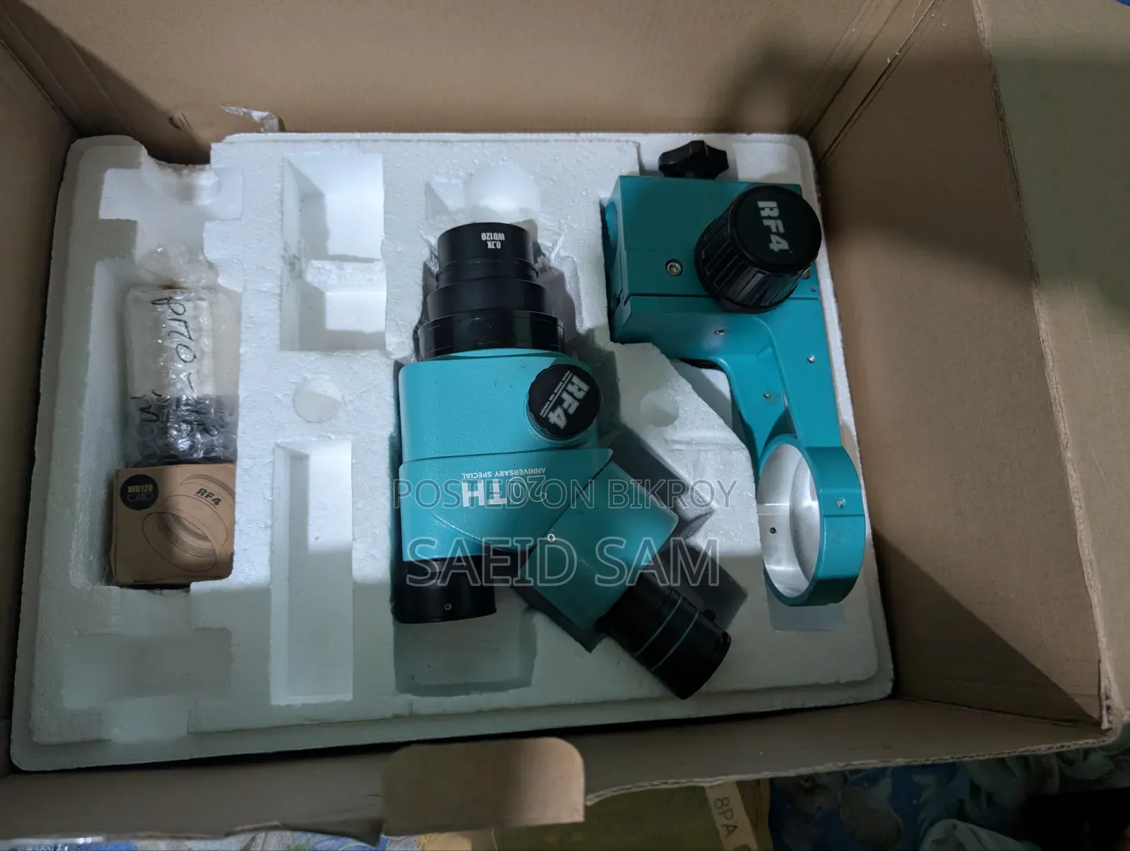 স্টিকার কাটার মেশিন প্লাস মাইক্রোস্কোপ