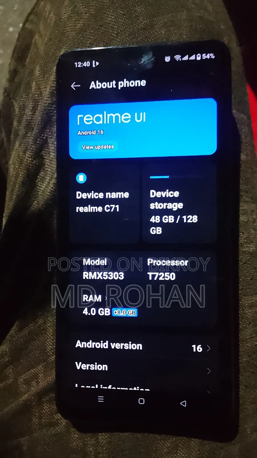 Realme C71 128 GB Green