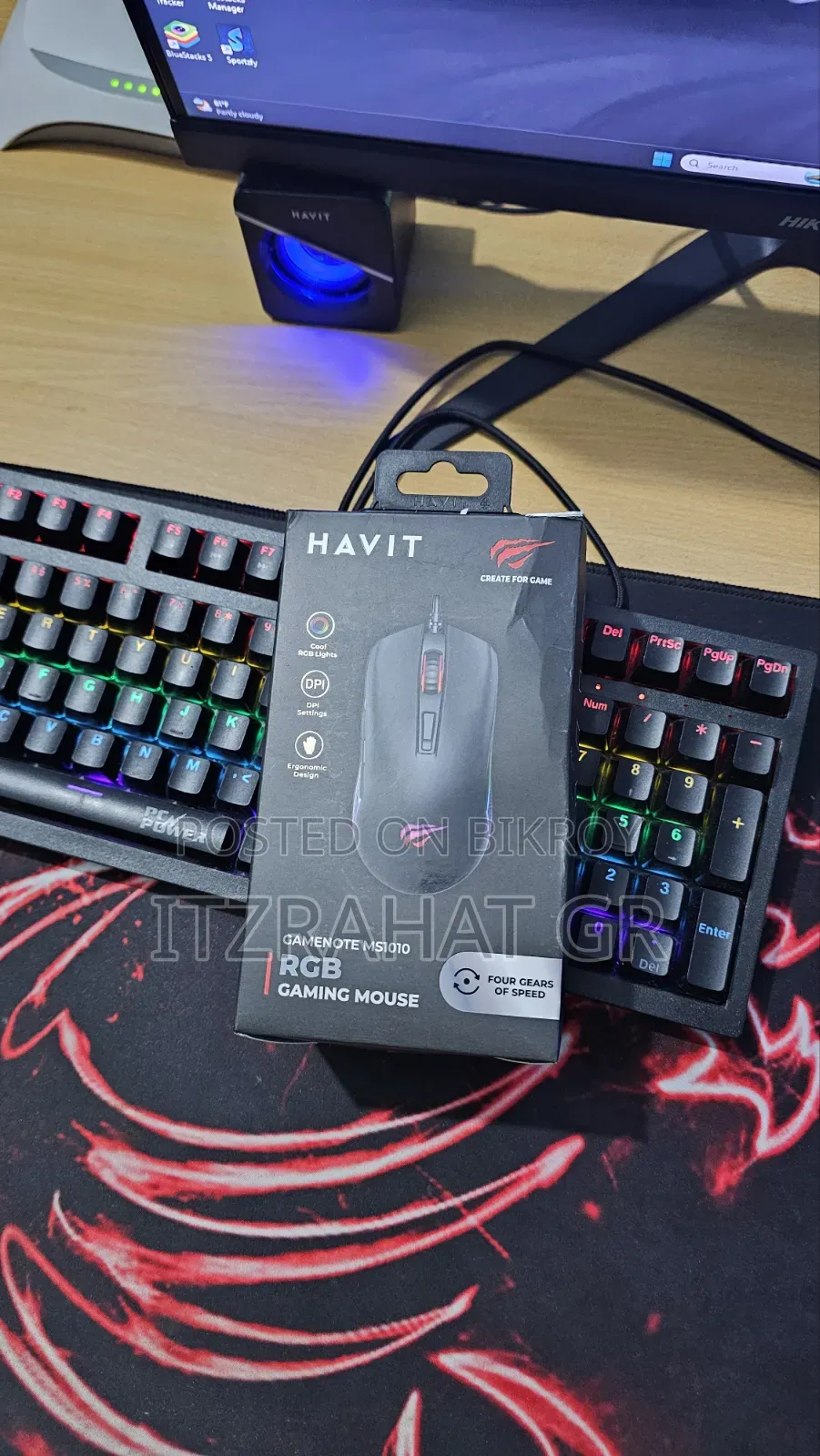 Havit Gamenote Ms1010 RGB Mouse