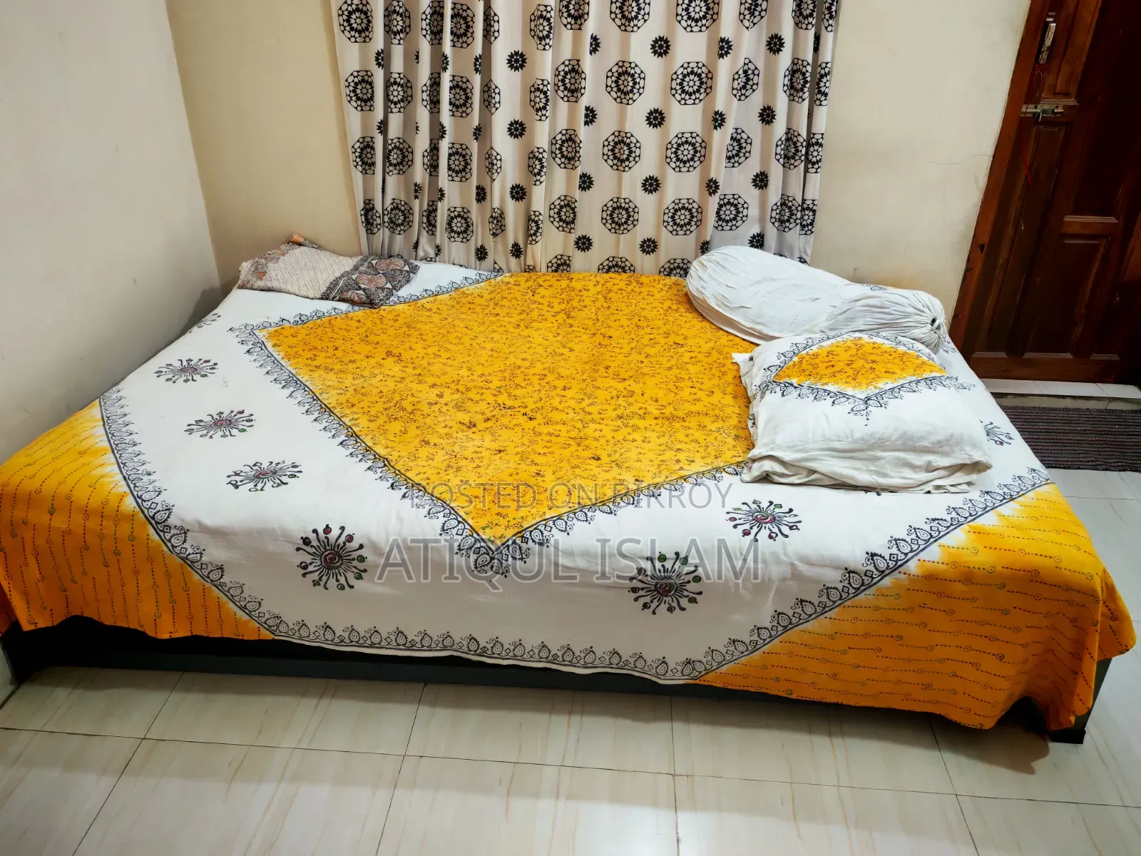 Steel Bed, King Size, Double Bed, and Steel Wardrobe