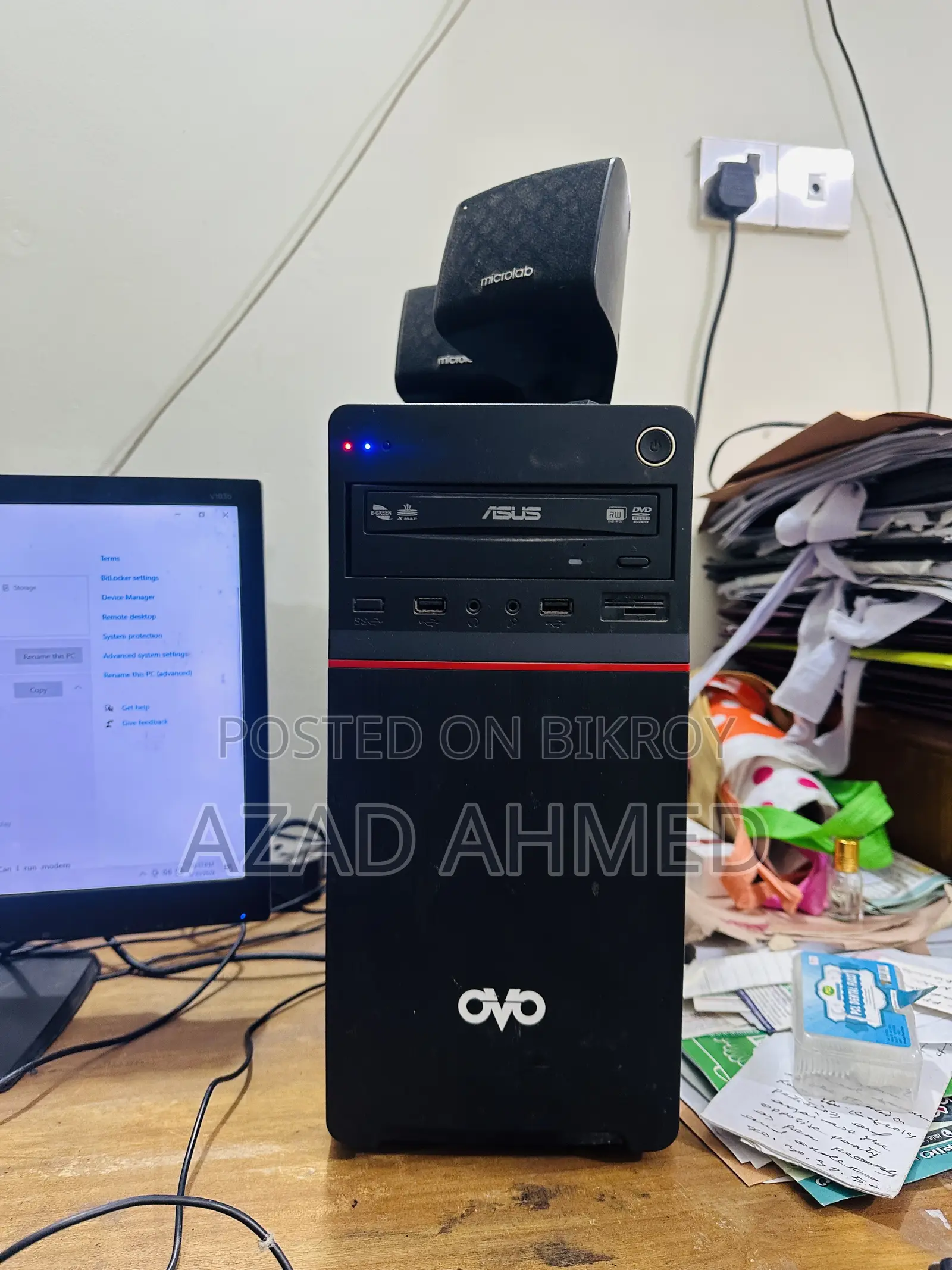 ডেস্কটপ কম্পিউটার HP 6GB ইন্টেল কোর i3 এইচডিডি 1T