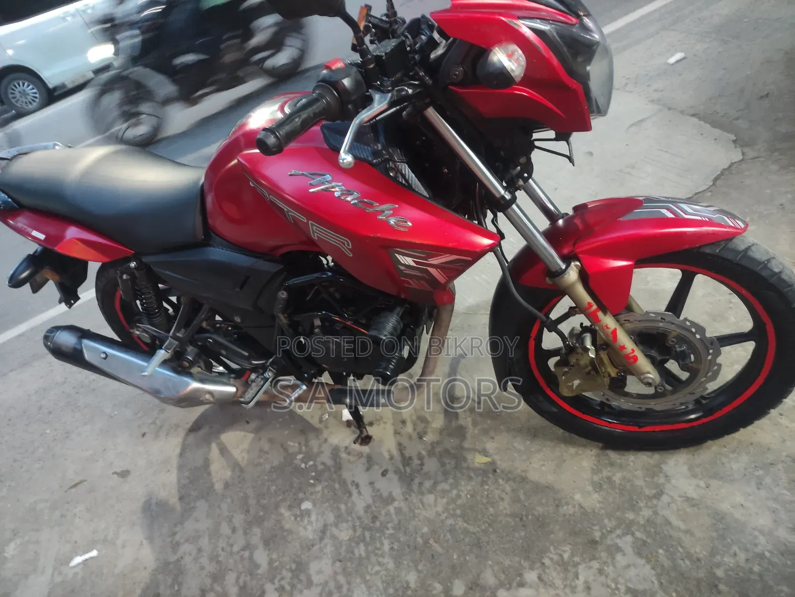 TVS Apache RTR 160 2V 2018 Red