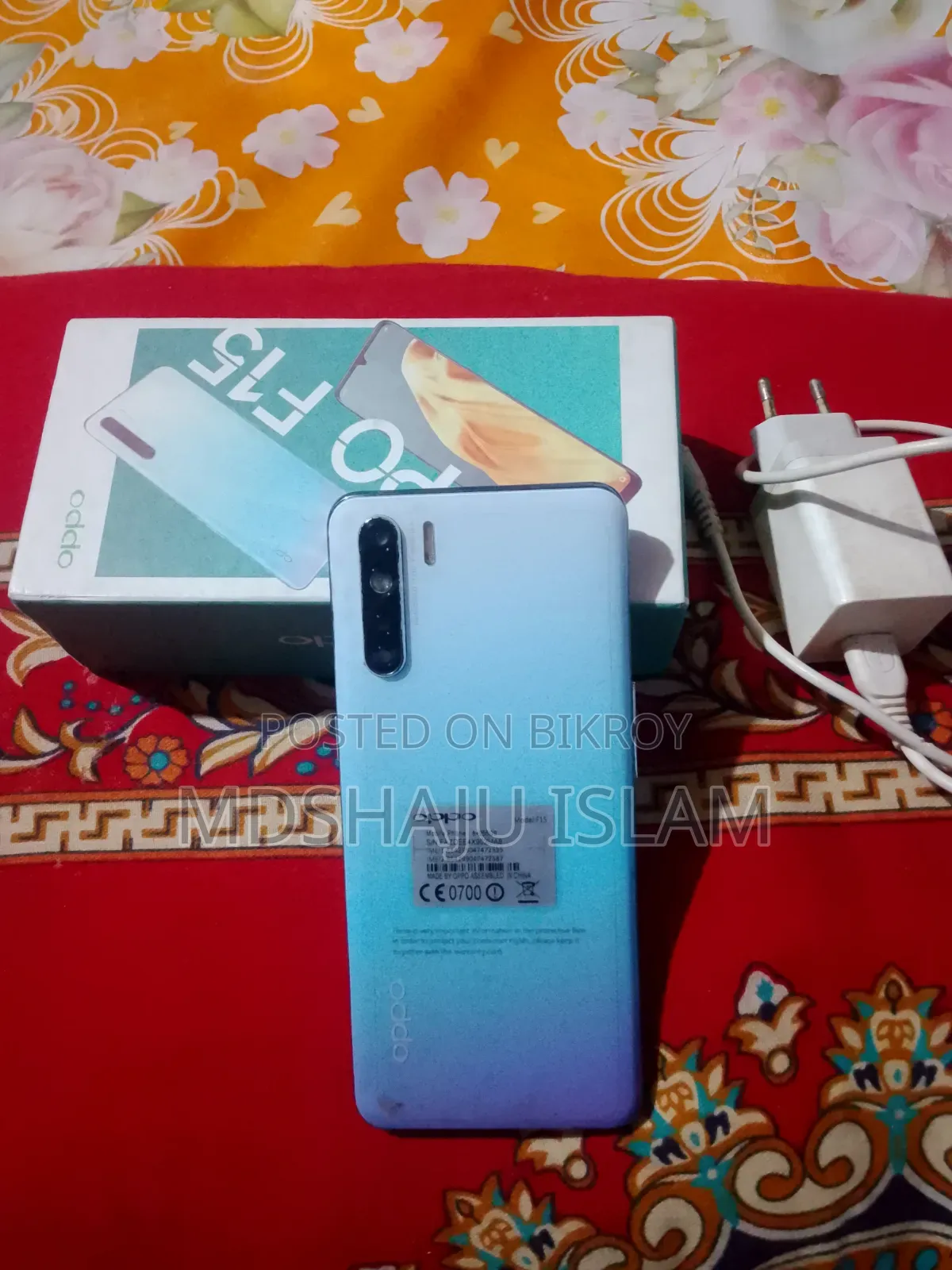 Oppo F15 256 GB Blue