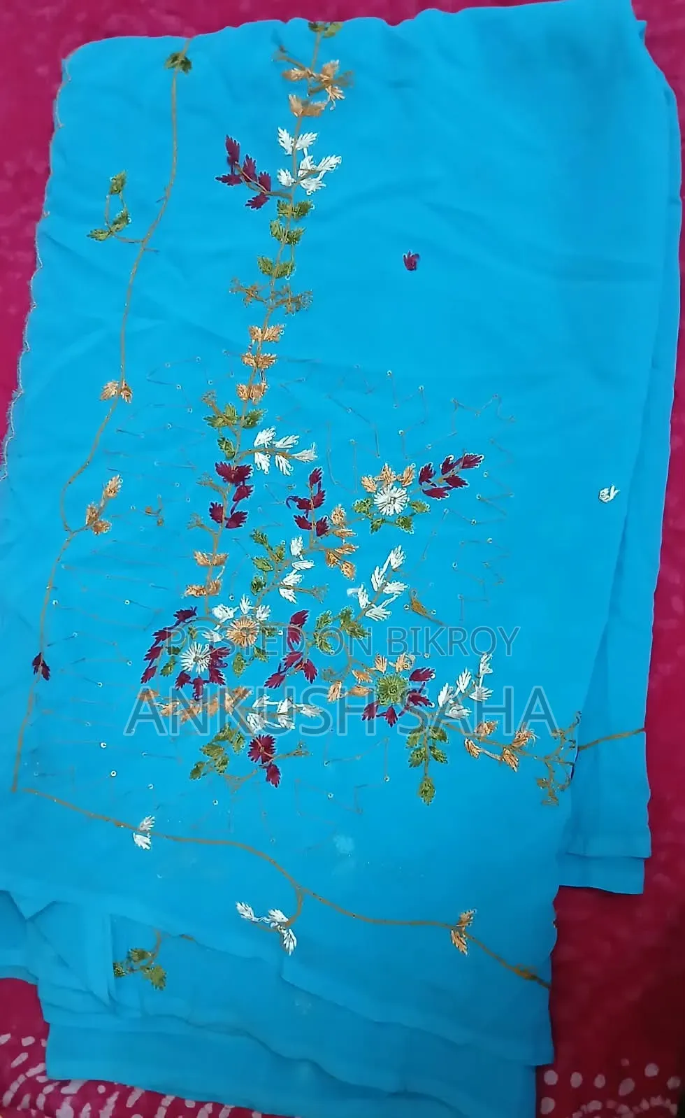 Saree for sale at a low price, used for only a few days