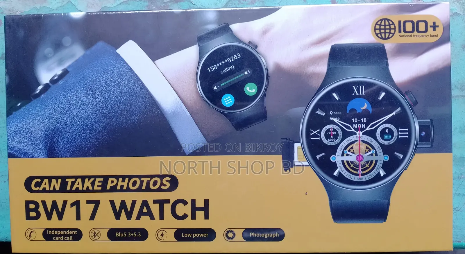 BW17 SIM & Camera Supported Smart Watch