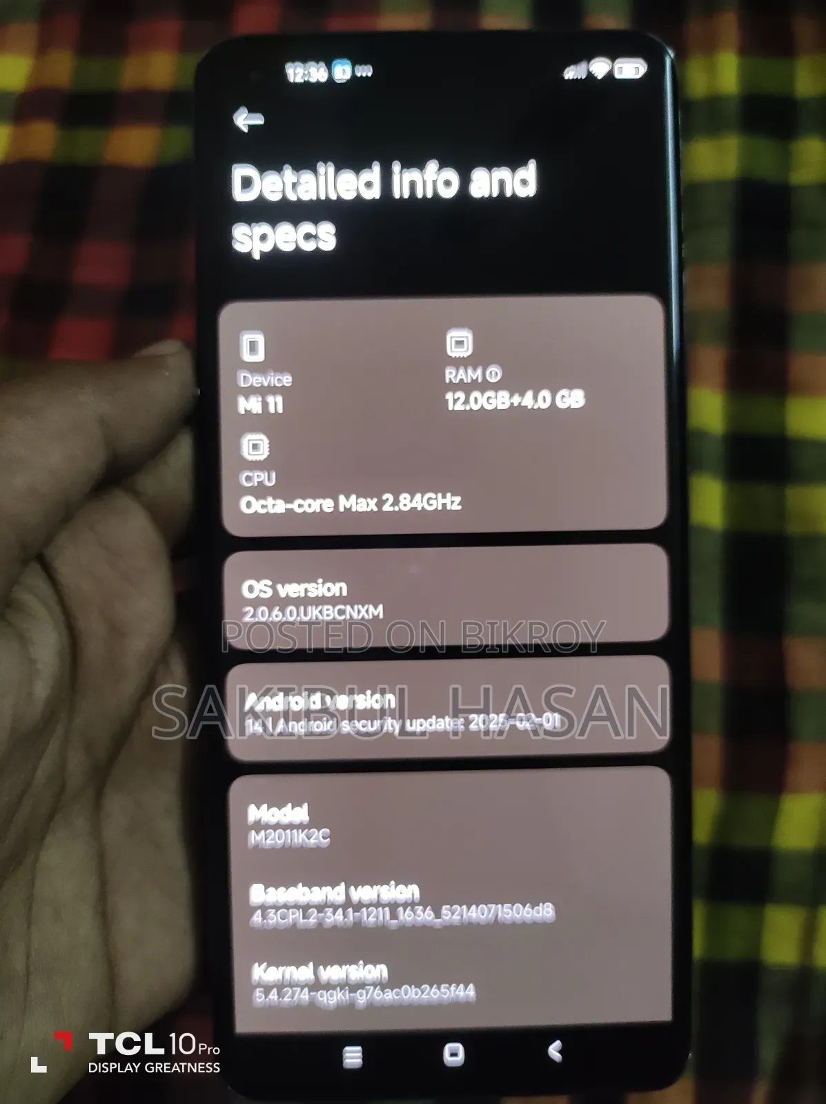 Xiaomi Mi 11 256 GB Black