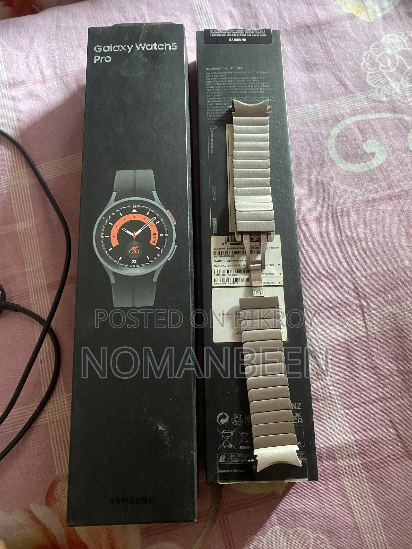 Samsung Galaxy Watch 5PRO With Box N Money Recipe Android Os Watch