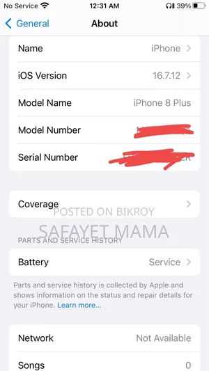 New Apple iPhone 8 Plus 256 GB White