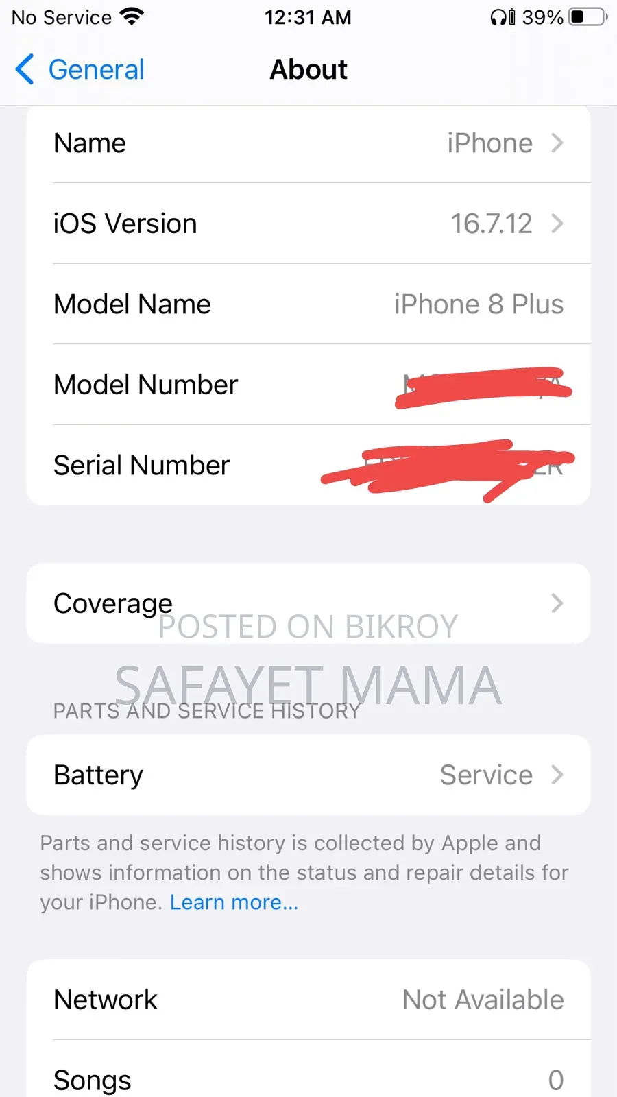 New Apple iPhone 8 Plus 256 GB White