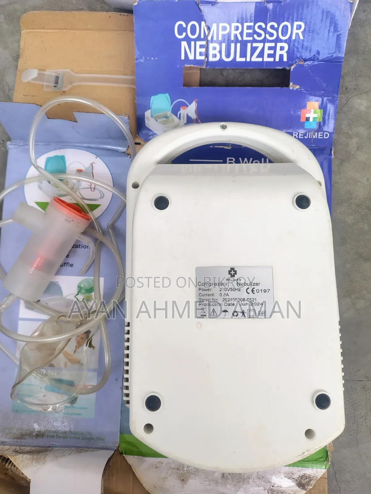 Used Rejimed Compressor Nebulizer (Model: RPL-1001) for Sale