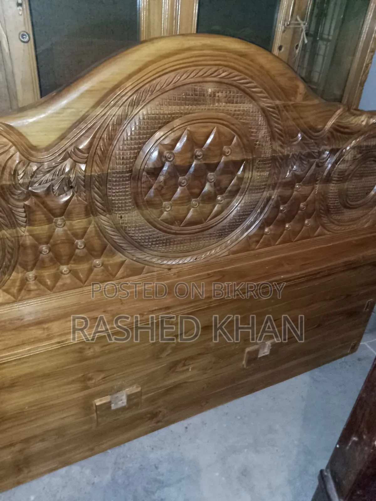 Segun Wood Bed for Sale
