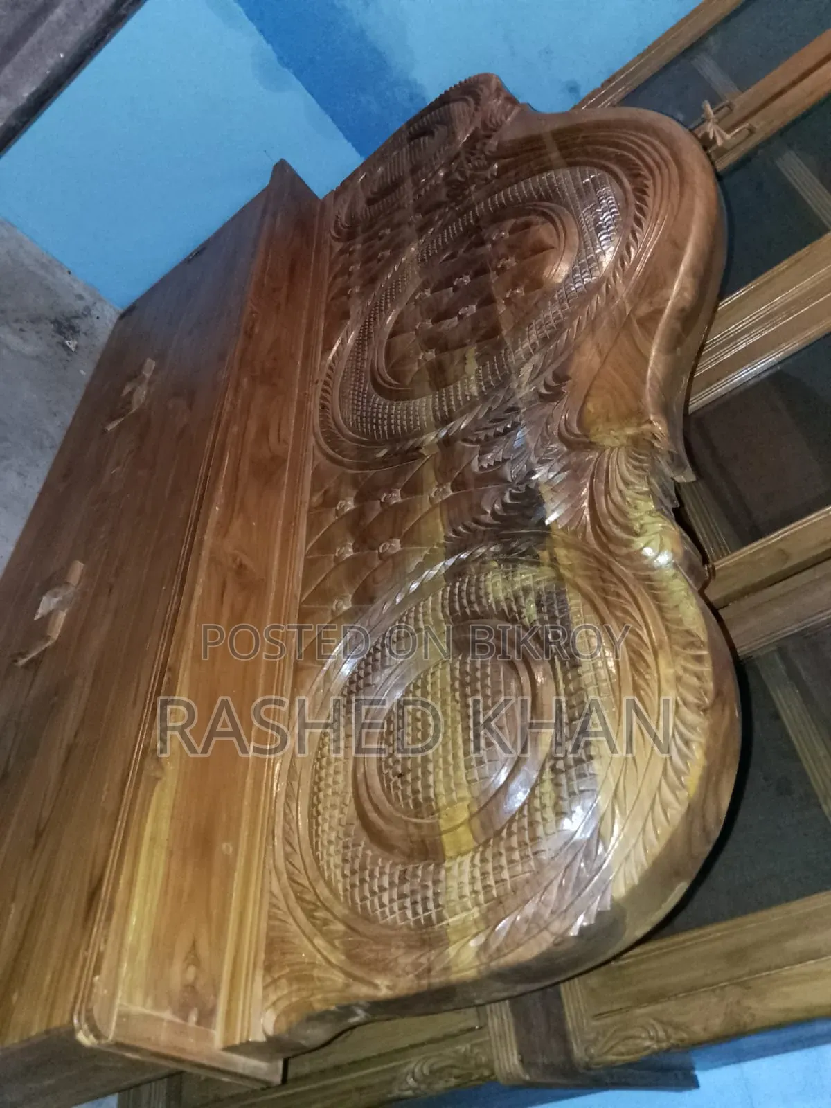 Segun Wood Bed for Sale