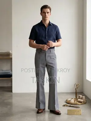 Men’s Premium Bell-bottom Gurkha Bootcut Trouser