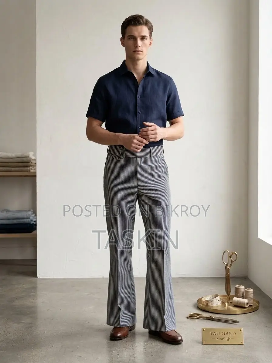 Men’s Premium Bell-bottom Gurkha Bootcut Trouser