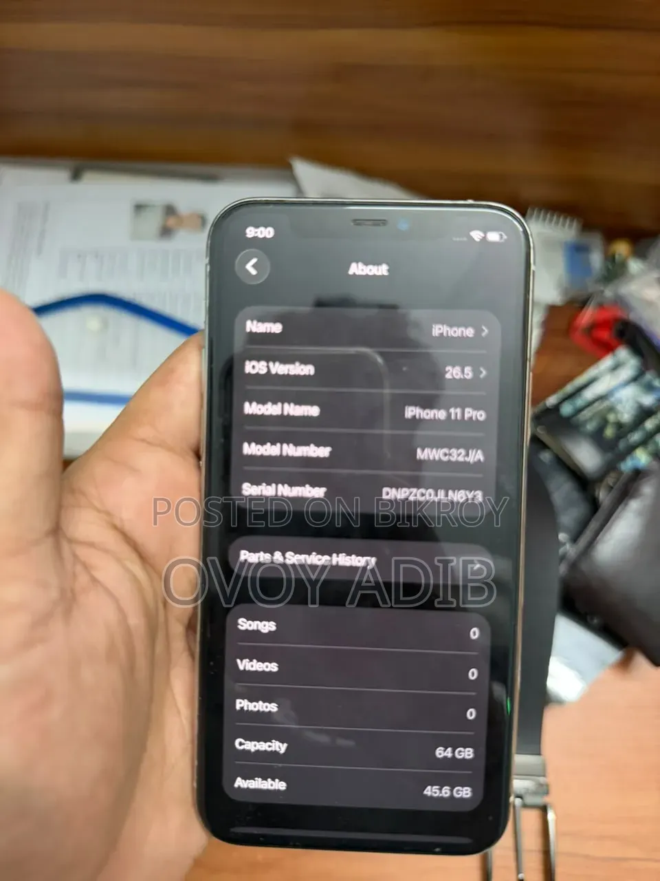 অ্যাপল আইফোন ১১ প্রো ৬৪ জিবি হোয়াইট