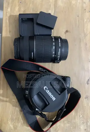 Canon EOS 100D with Body Lenses 18-55 and 55-250 Lenses