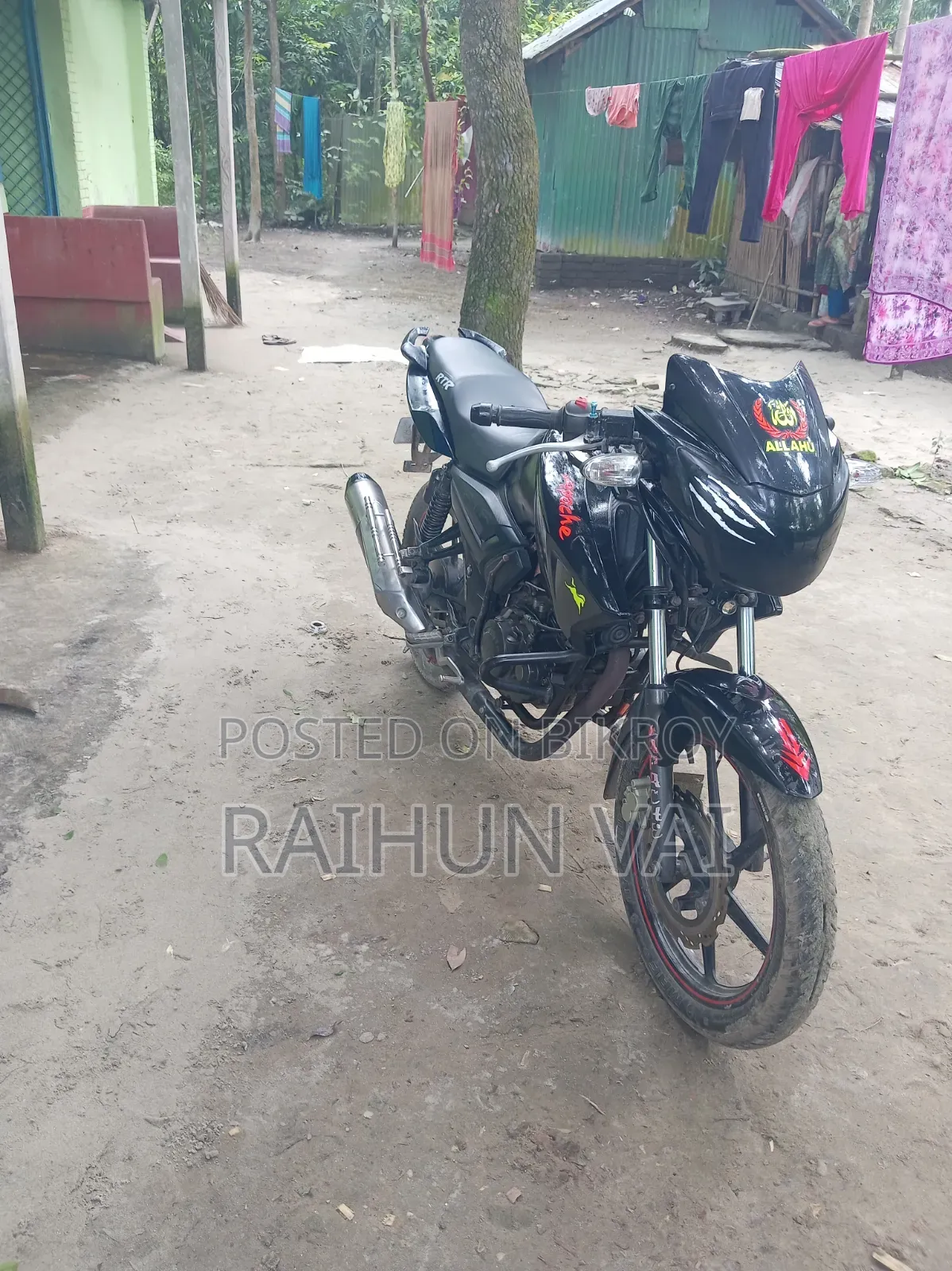 TVS Apache RTR 160 2V 2017 Black