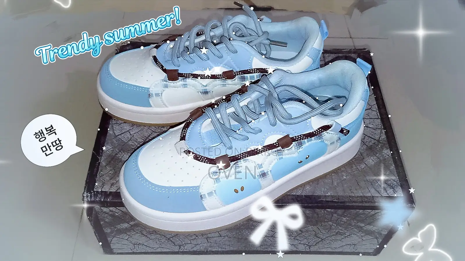 Baby Blue Y2k Women's Sneakers ♡ | Size EU 36 | Brand New | Girls' Shoe