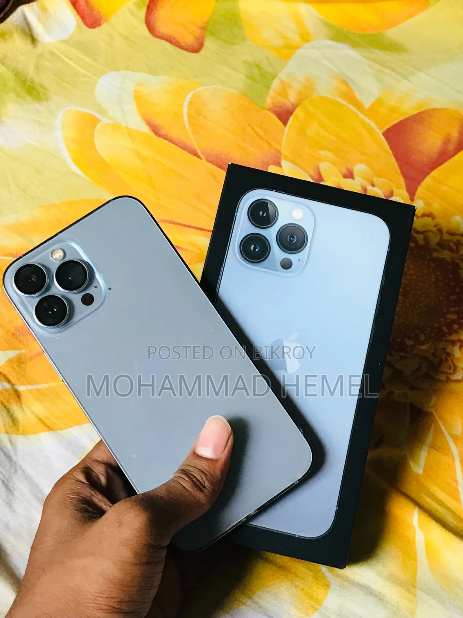 অ্যাপল আইফোন ১৩ প্রো ম্যাক্স ২৫৬ জিবি নীল
