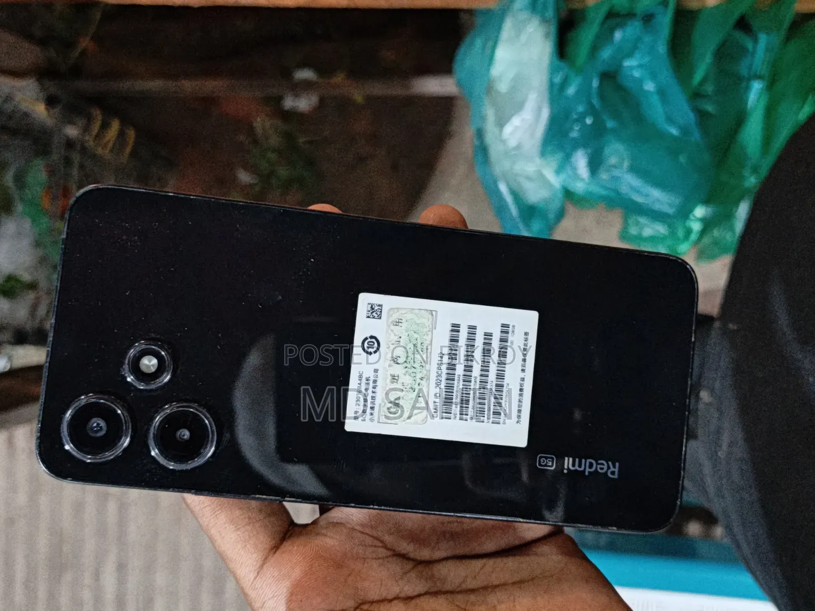 শাওমি রেডমি ১২ ৫জি ১২৮ জিবি কালো