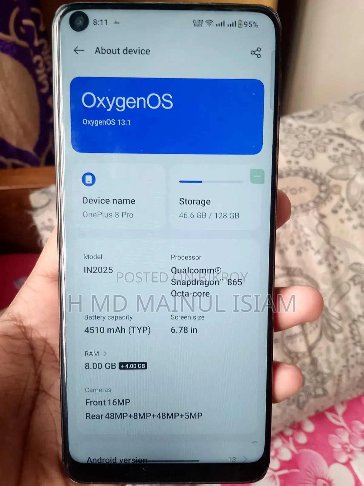 OnePlus 8 Pro 128 GB Black
