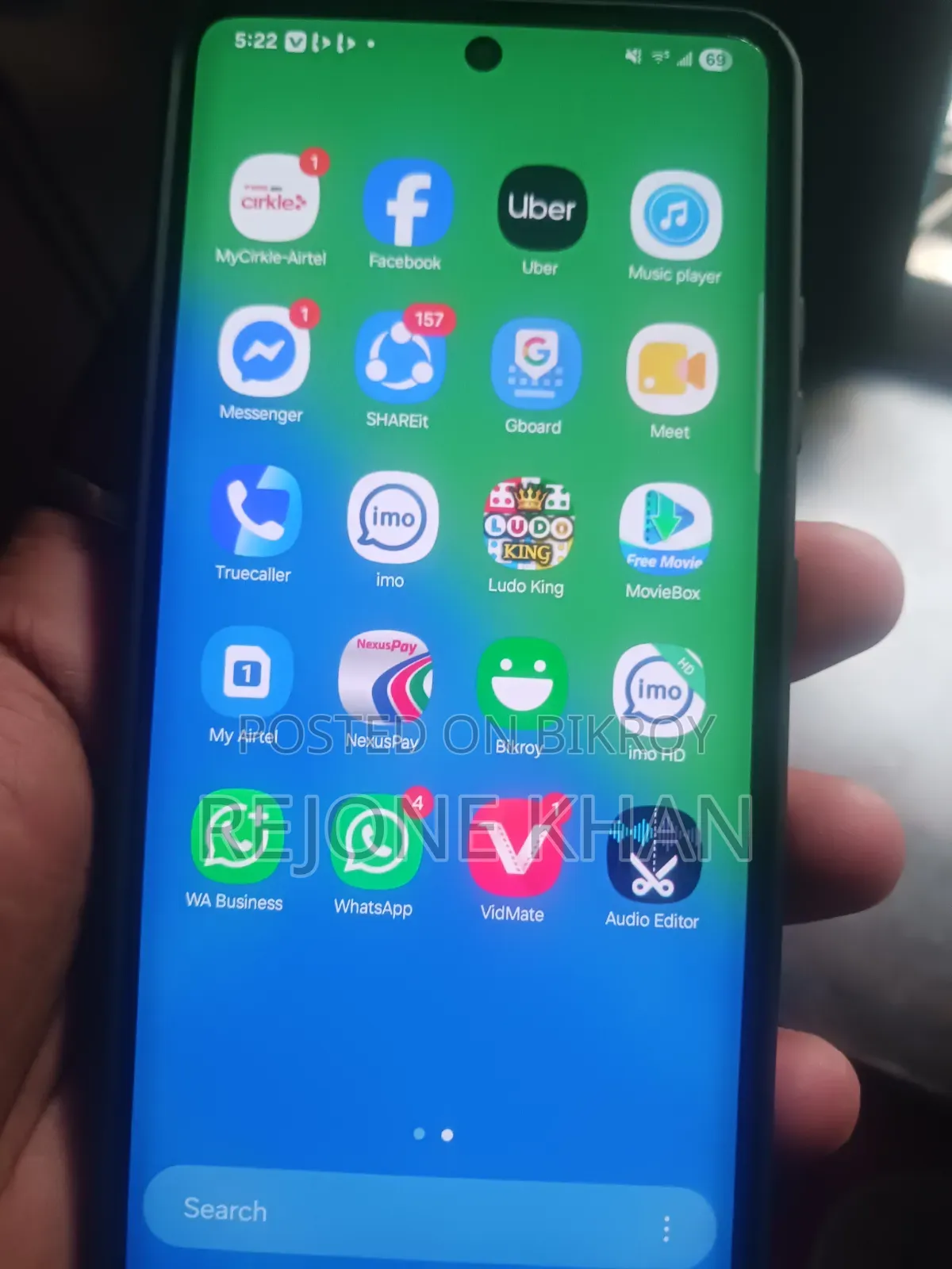 স্যামসাং গ্যালাক্সি এস৮ প্লাস ৬৪ জিবি কালো