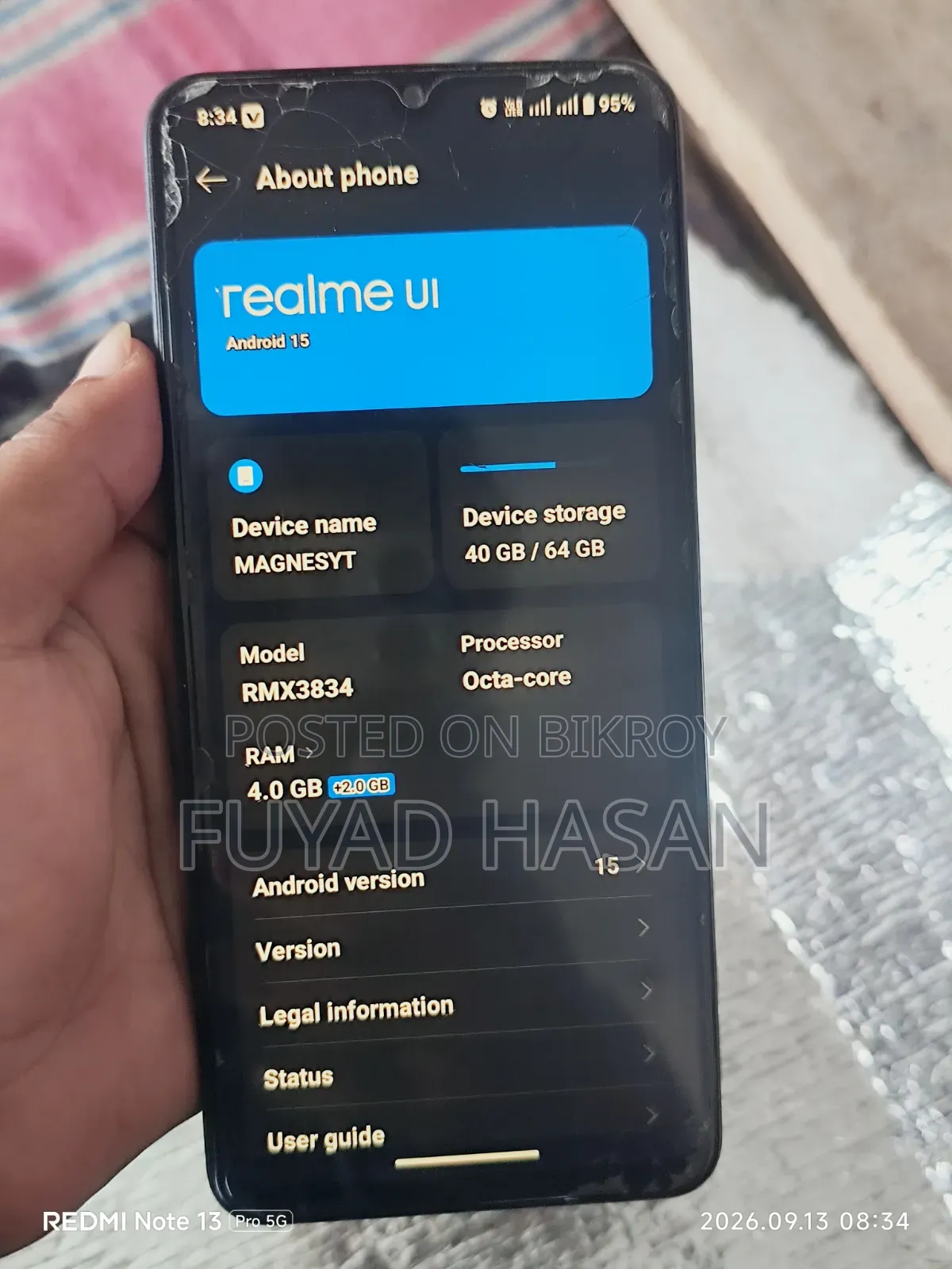 New Realme Note 50 64 GB Black