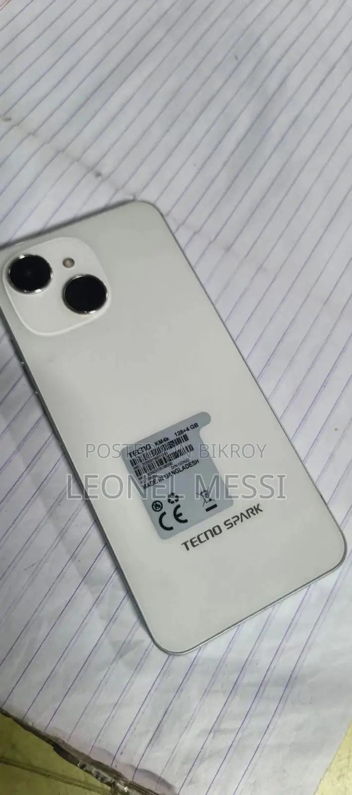 Tecno Spark 40C 128 GB White