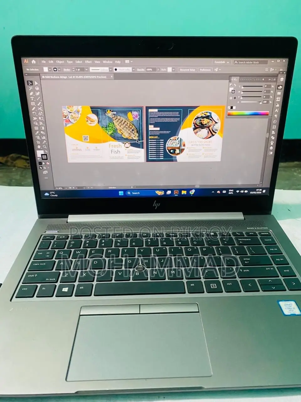 ল্যাপটপ HP ZBook 14u G5 16GB ইন্টেল কোর i5 SSD 512GB