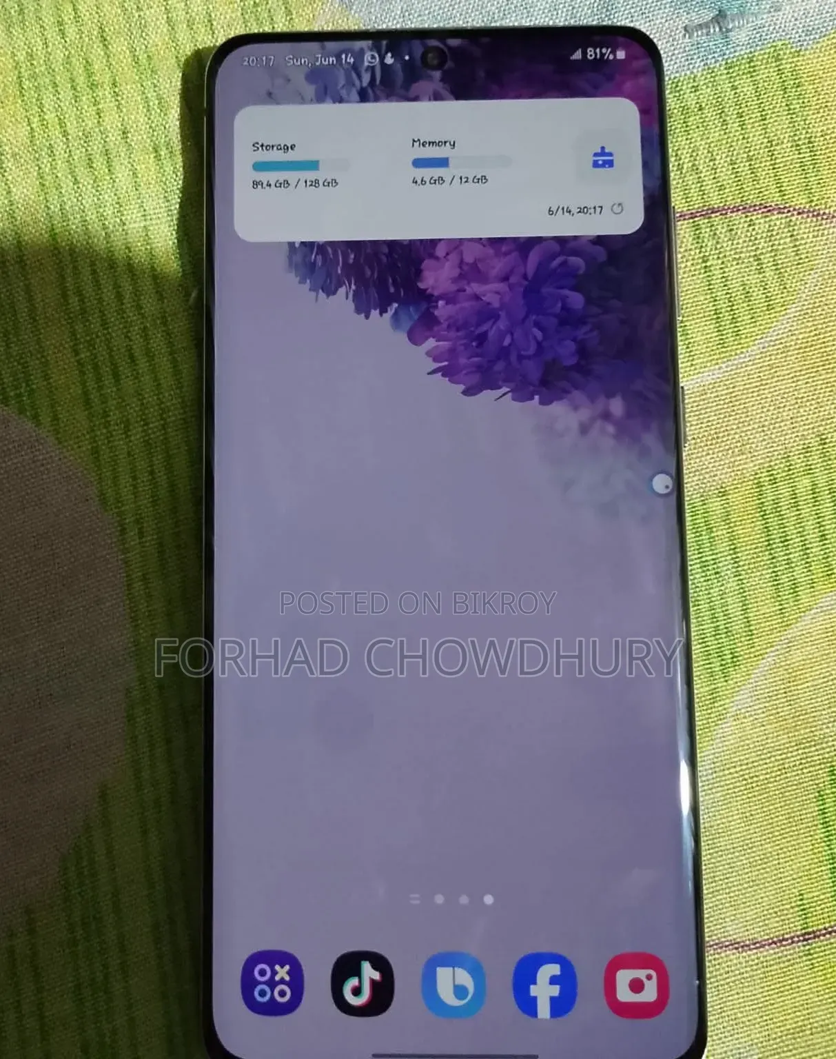 Samsung Galaxy S20+ 5G 128 GB
