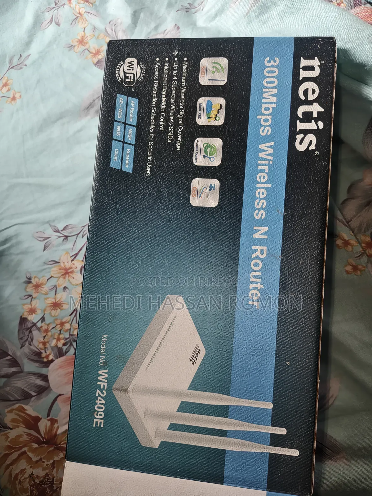 Netis রাউটার বিক্রি  হবে
O
মডেল: Netis WF2409E