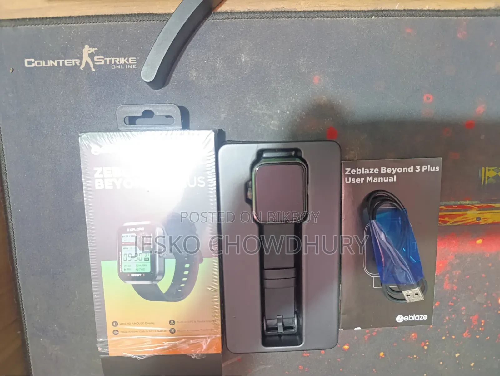 Zeblaze Beyond 3 Plus Smartwatch - Full Box With Accessories